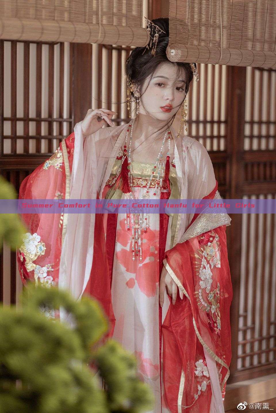 Summer Comfort in Pure Cotton Hanfu for Little Girls Summer Comfort in Pure Cotton Hanfu for Little Girls