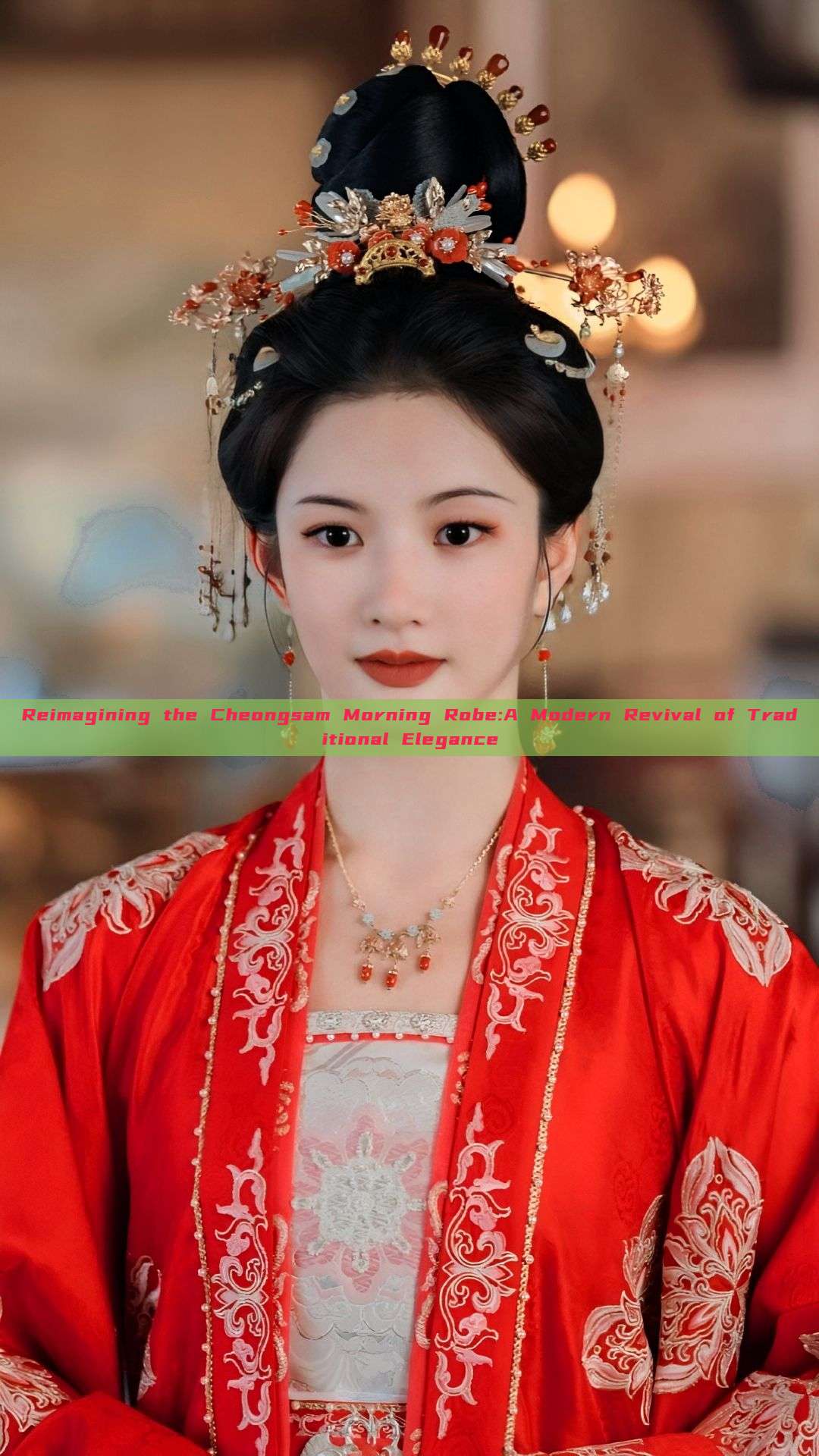 Reimagining the Cheongsam Morning Robe:A Modern Revival of Traditional Elegance