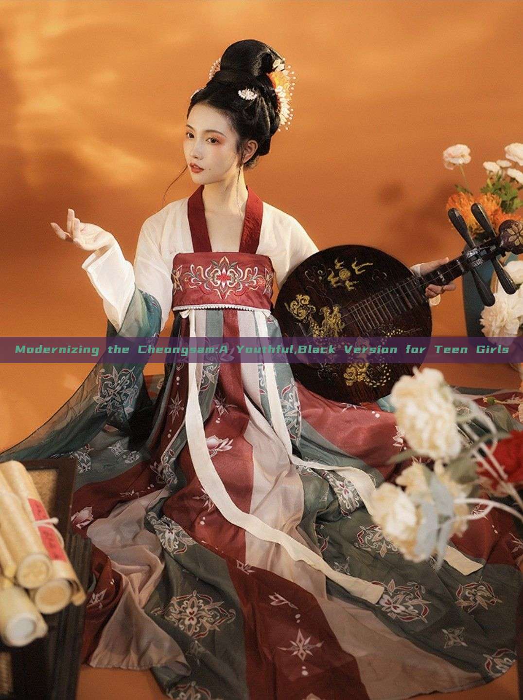 Modernizing the Cheongsam:A Youthful,Black Version for Teen Girls