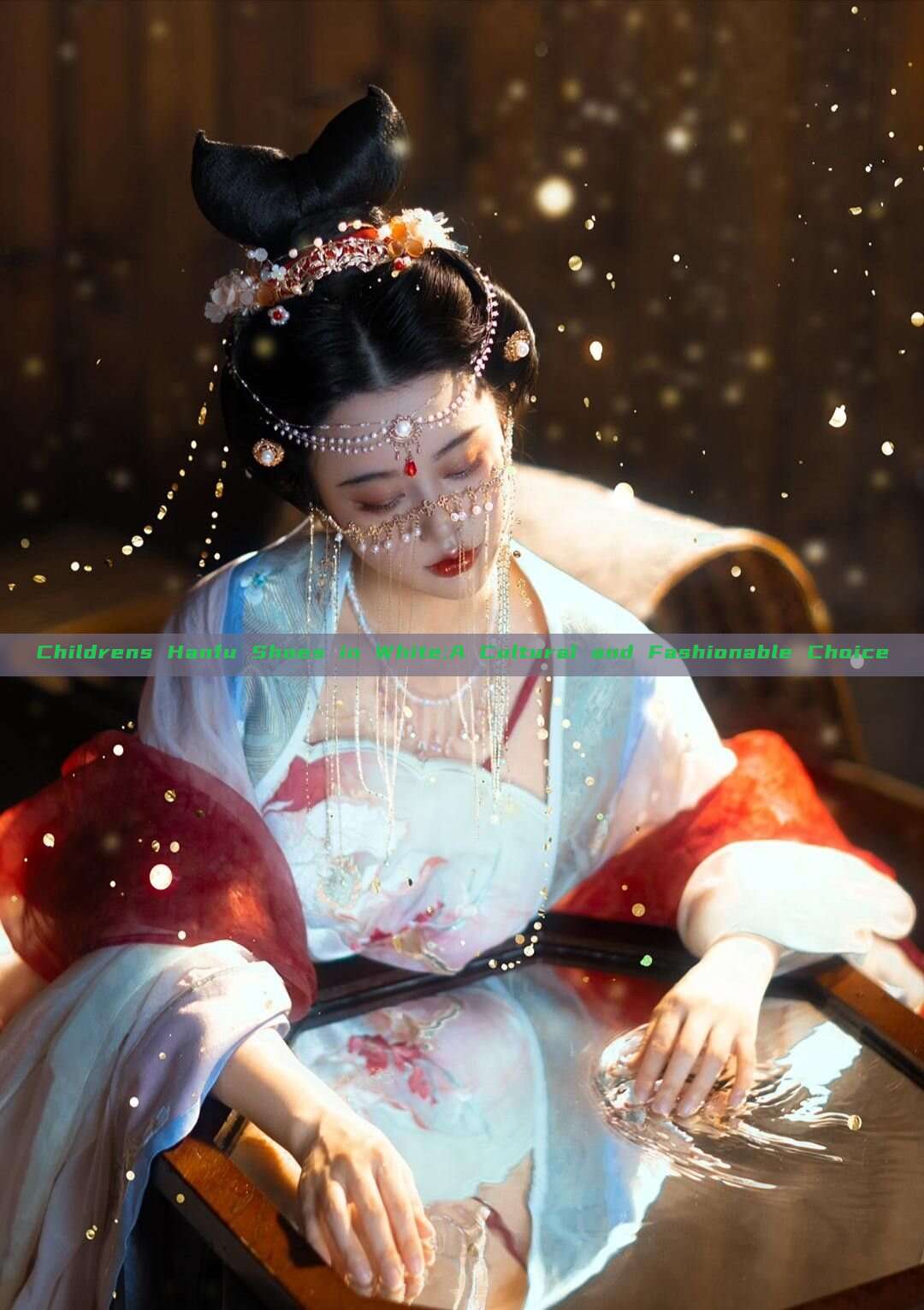Childrens Hanfu Shoes in White:A Cultural and Fashionable Choice