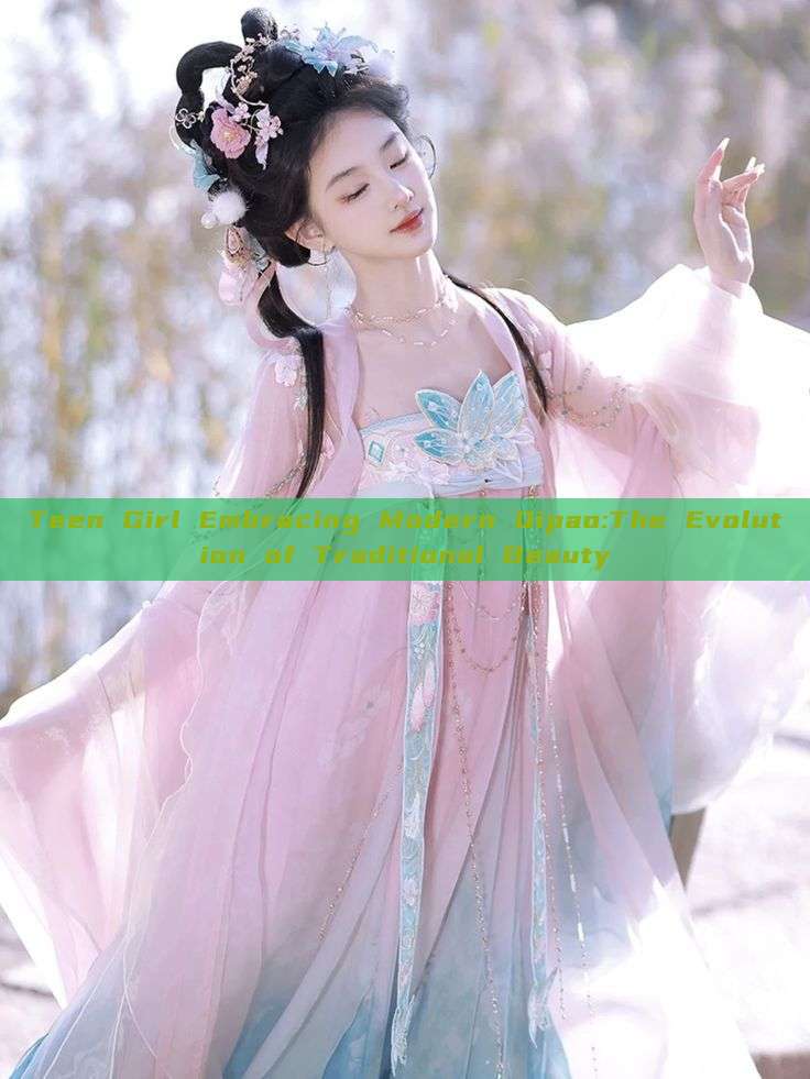 Teen Girl Embracing Modern Qipao:The Evolution of Traditional Beauty