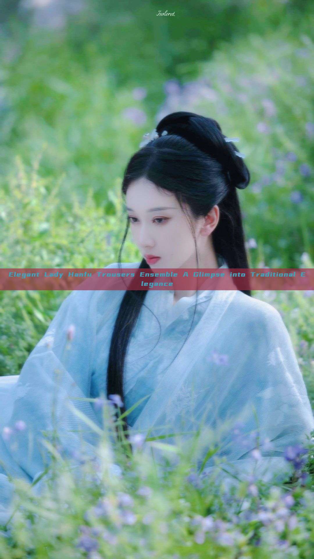 Elegant Lady Hanfu Trousers Ensemble A Glimpse into Traditional Elegance