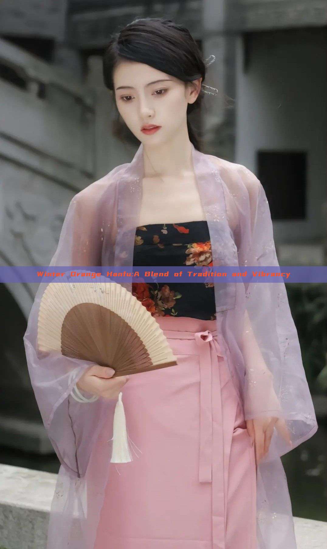 Winter Orange Hanfu:A Blend of Tradition and Vibrancy