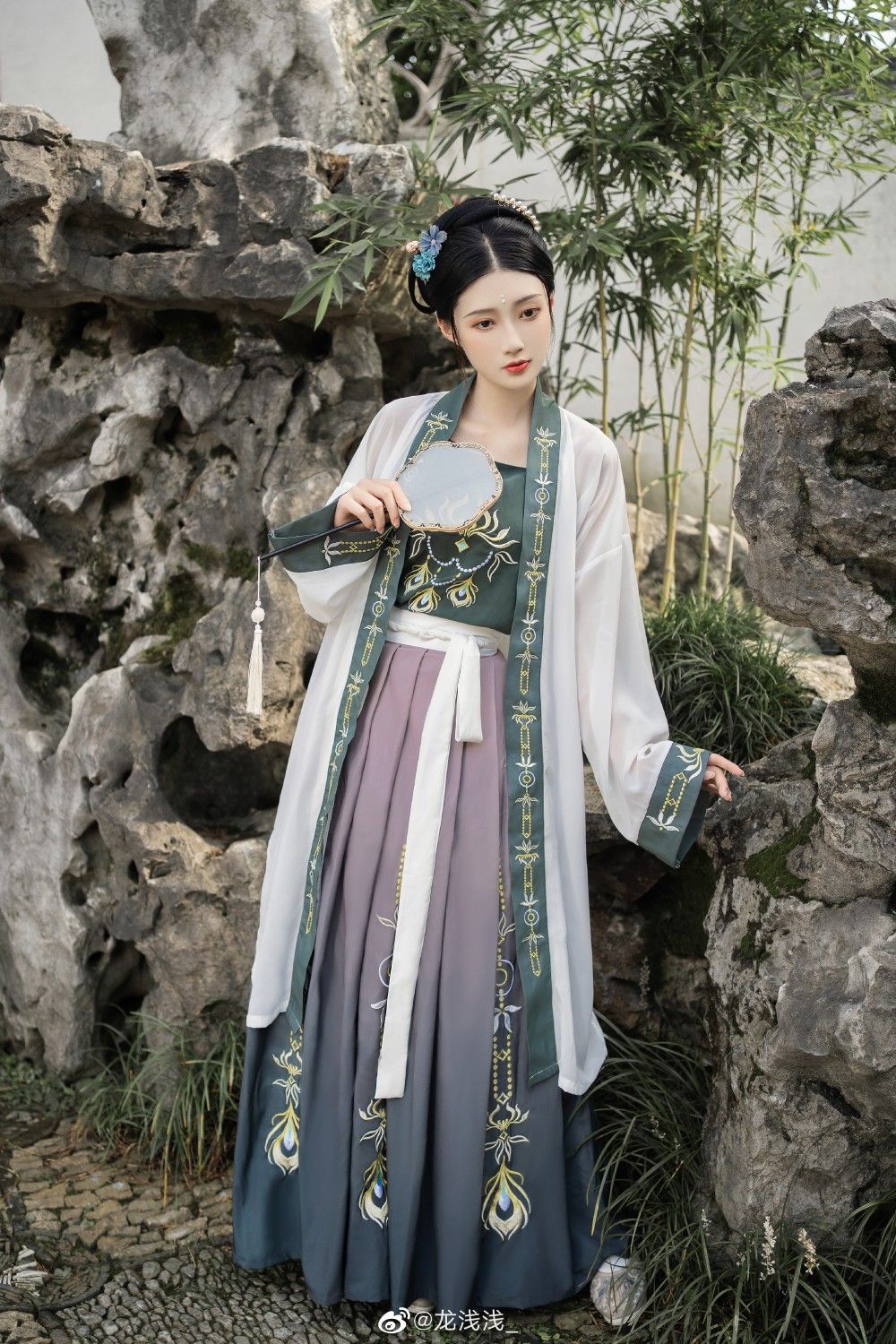 The Enchantment of a Dark Blue Cheongsam Dress
