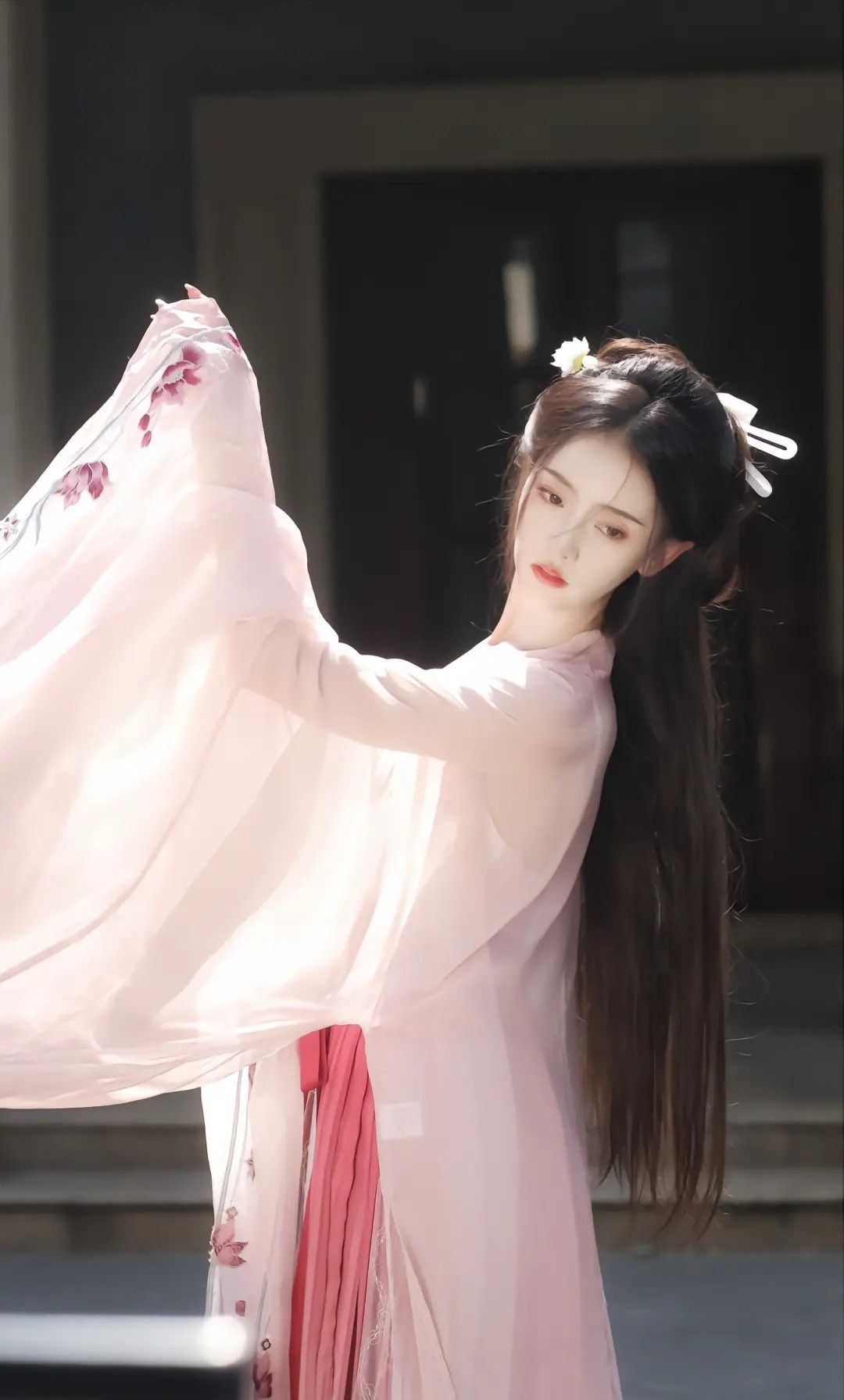 Traditional Chinese Style Horseface Skirt for Winter Pink Children Traditional Chinese Style Horseface Skirt for Winter Pink Children