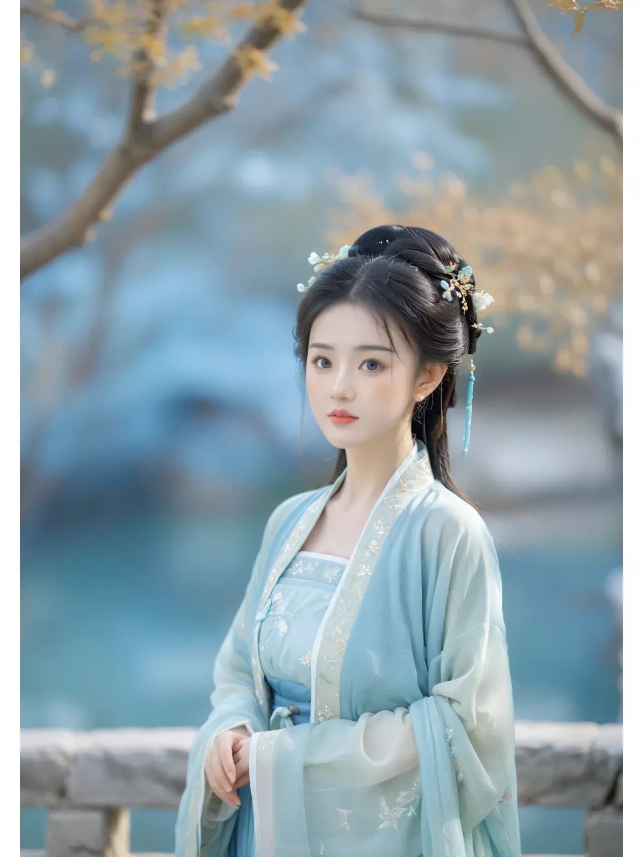 Vibrant Northeast China:The Splendid Journey of a Northeast Flower-Patterned Hanfu Woman