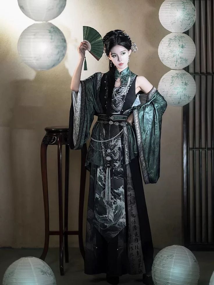 Summer Childrens Hanfu Skirt for Girls:A Fairy-like Ethereal Style