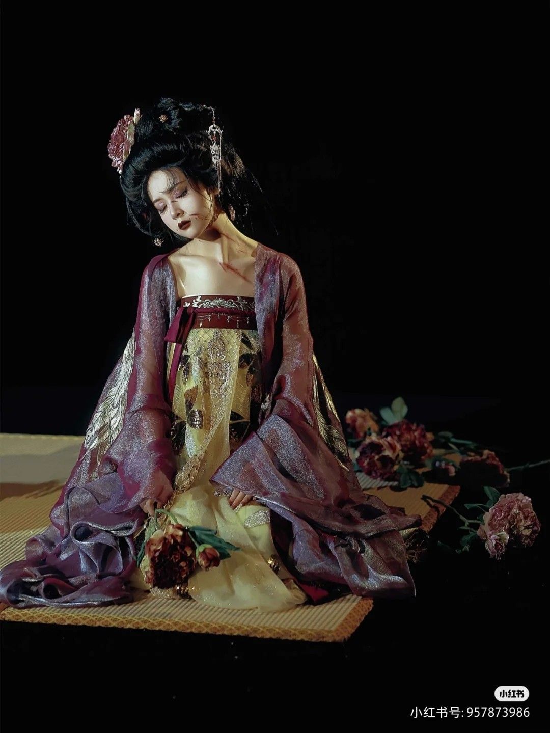 Winter Baby Girl in Traditional Hanfu Attire Winter Baby Girl in Traditional Hanfu Attire