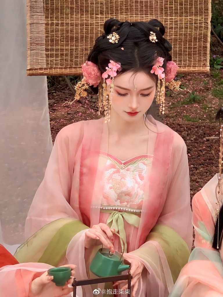 Traditional Tang-Style Chinese Girls Summerwear for Children