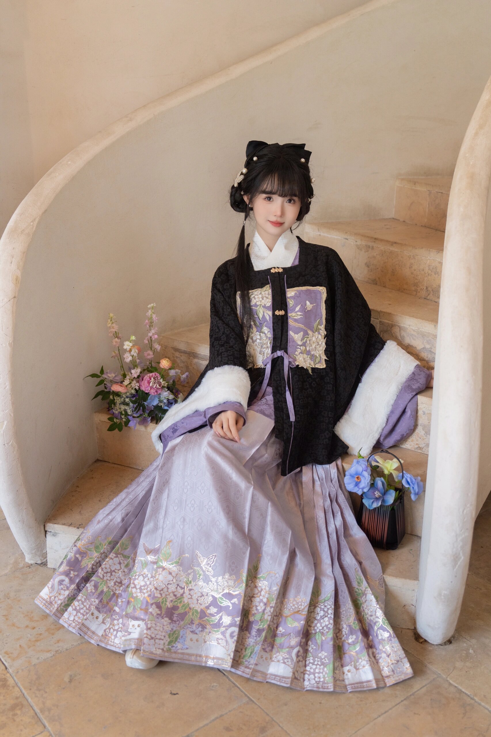 Chinese-Style Horseface Skirt for Girls:A Blend of Tradition and Fashion