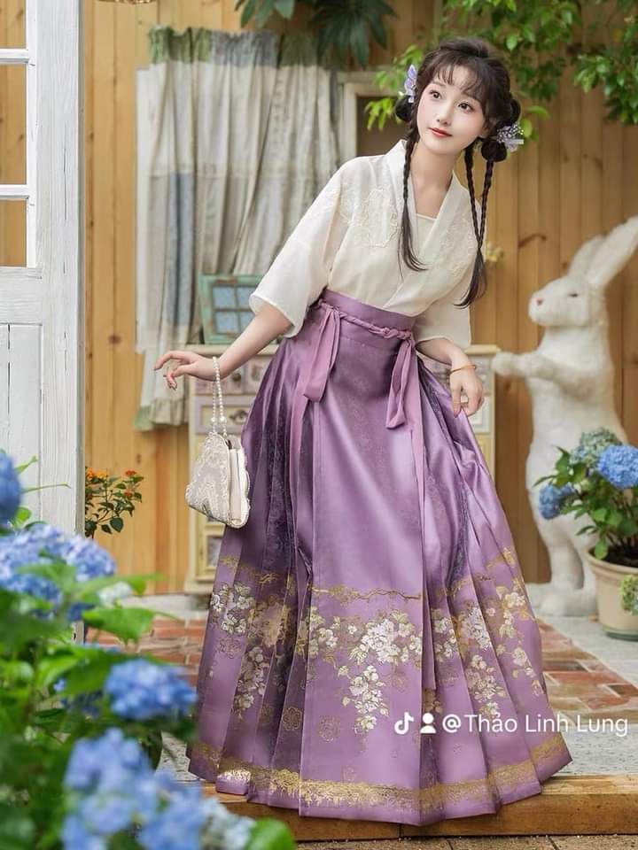 汉服改良连衣裙 矮个子