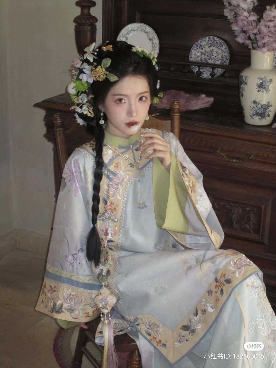 The Enigma of the Blue Hanfu Lady