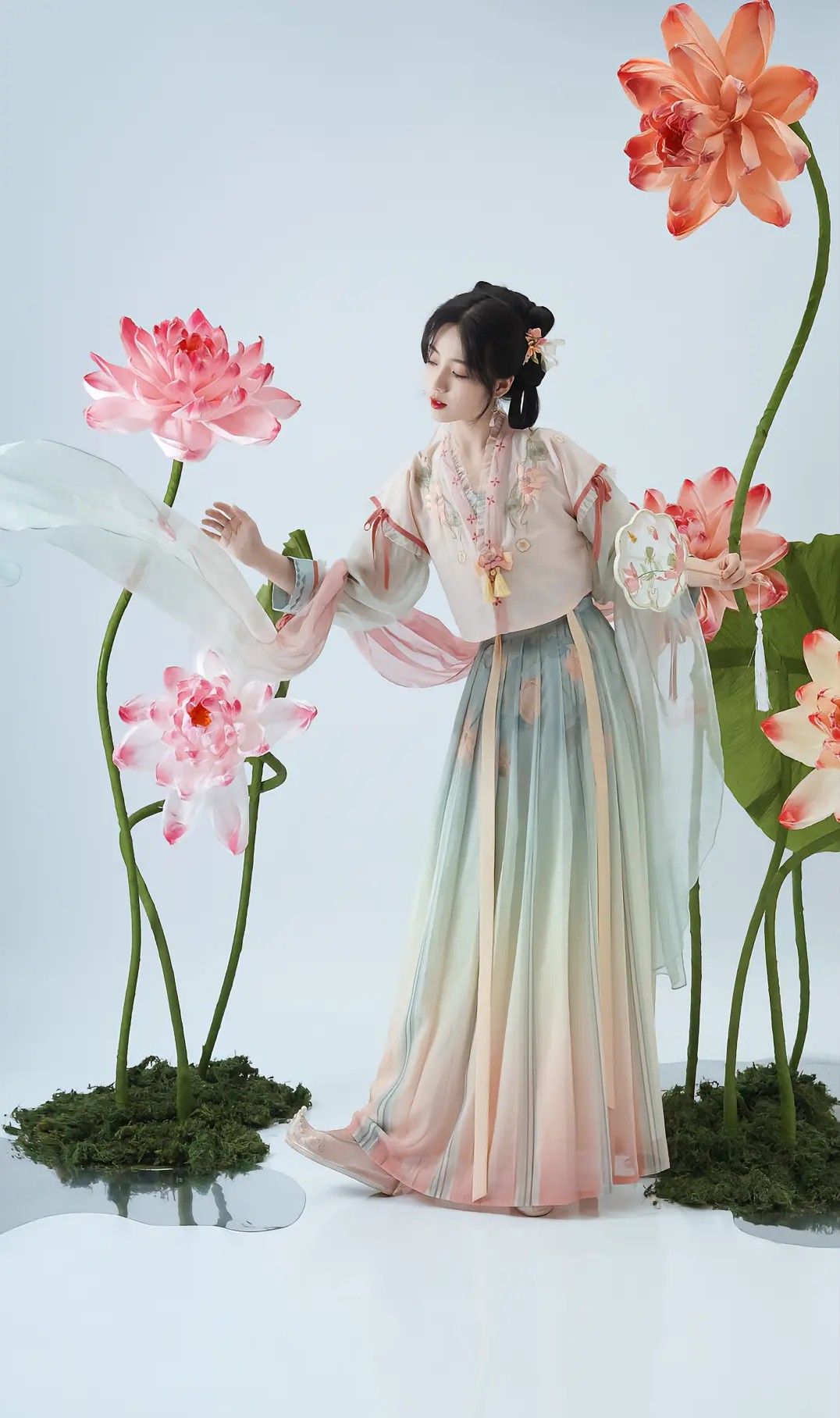 Summer Fairy-Inspired Ancient Girl Costume:A Blend of Elegance and Serenity Summer Fairy-Inspired Ancient Girl Costume:A Blend of Elegance and Serenity
