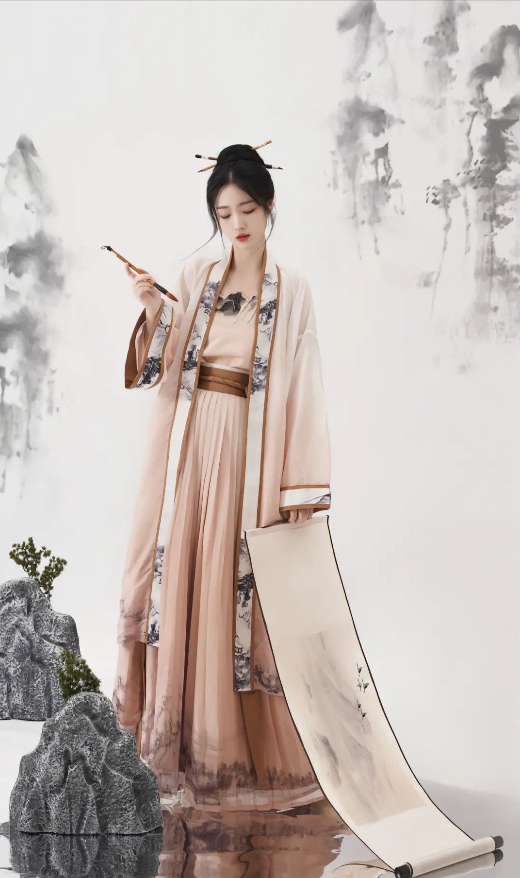 The Revival of Hanfu Fashion:Womens Ming-Style Spring and Autumn Hanfu Clothing