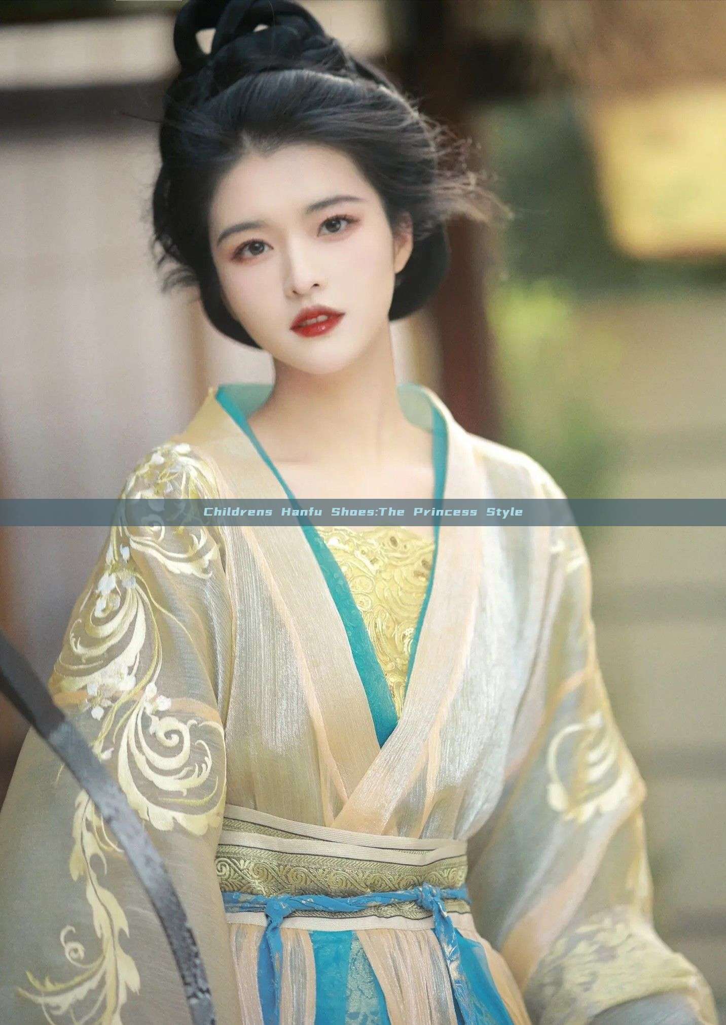 Childrens Hanfu Shoes:The Princess Style Childrens Hanfu Shoes:The Princess Style