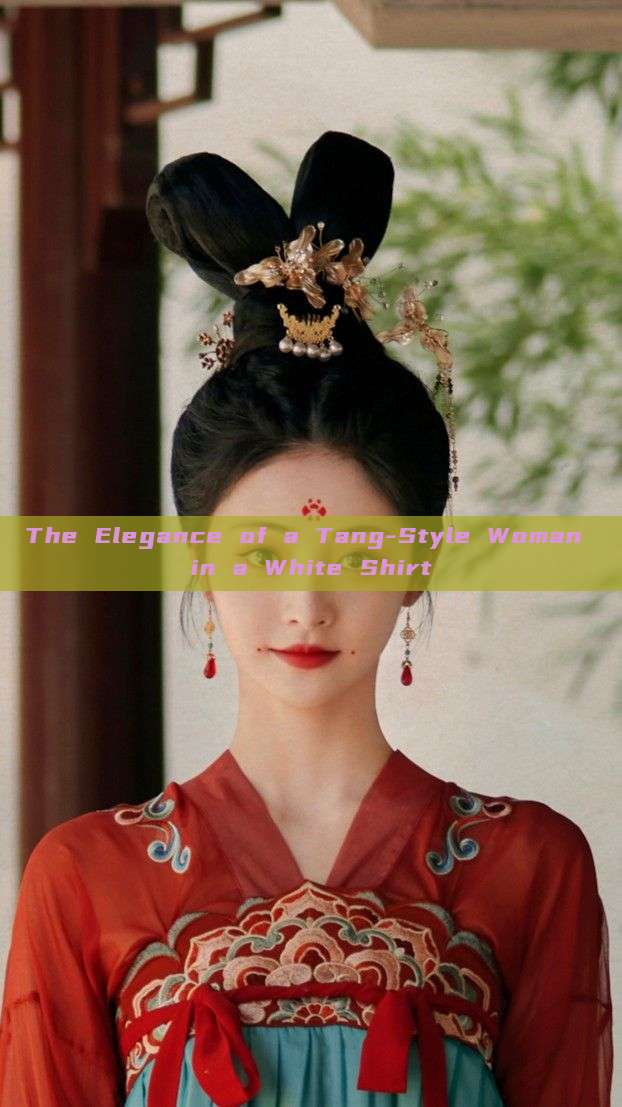 The Elegance of a Tang-Style Woman in a White Shirt The Elegance of a Tang-Style Woman in a White Shirt