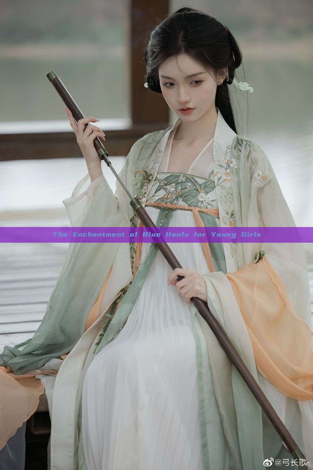The Enchantment of Blue Hanfu for Young Girls The Enchantment of Blue Hanfu for Young Girls