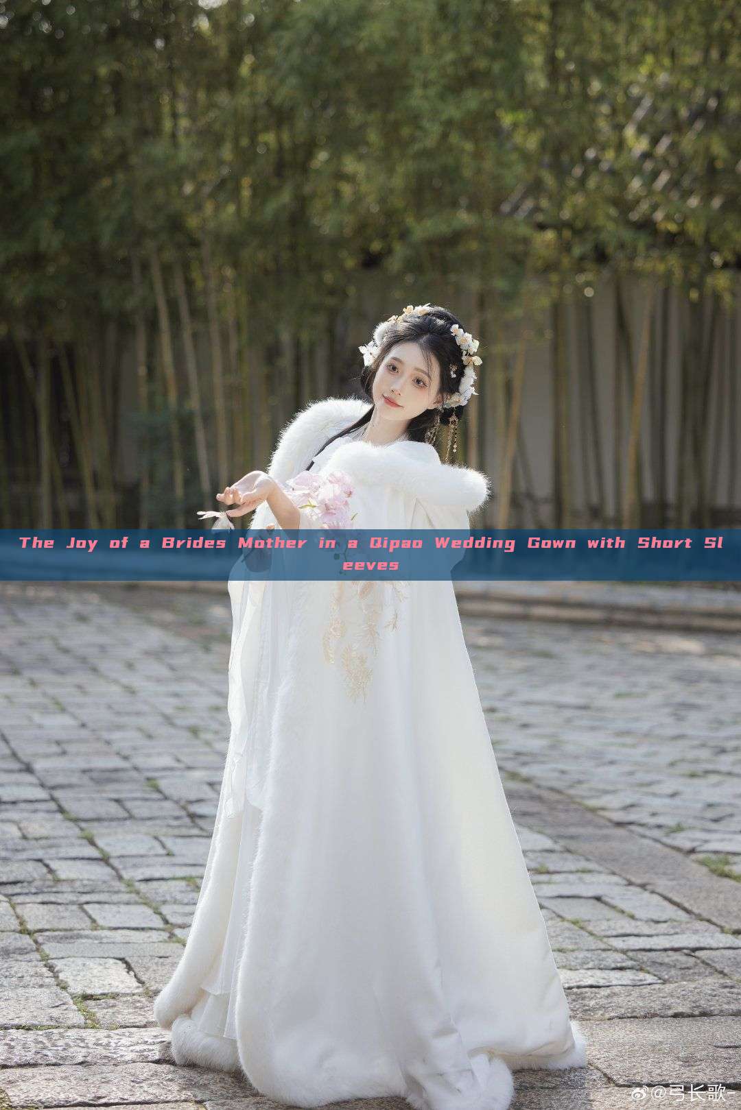 The Joy of a Brides Mother in a Qipao Wedding Gown with Short Sleeves The Joy of a Brides Mother in a Qipao Wedding Gown with Short Sleeves
