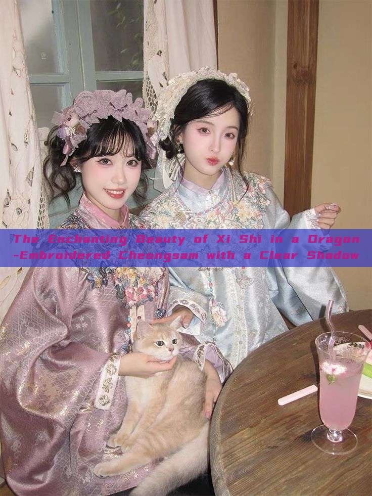The Enchanting Beauty of Xi Shi in a Dragon-Embroidered Cheongsam with a Clear Shadow The Enchanting Beauty of Xi Shi in a Dragon-Embroidered Cheongsam with a Clear Shadow