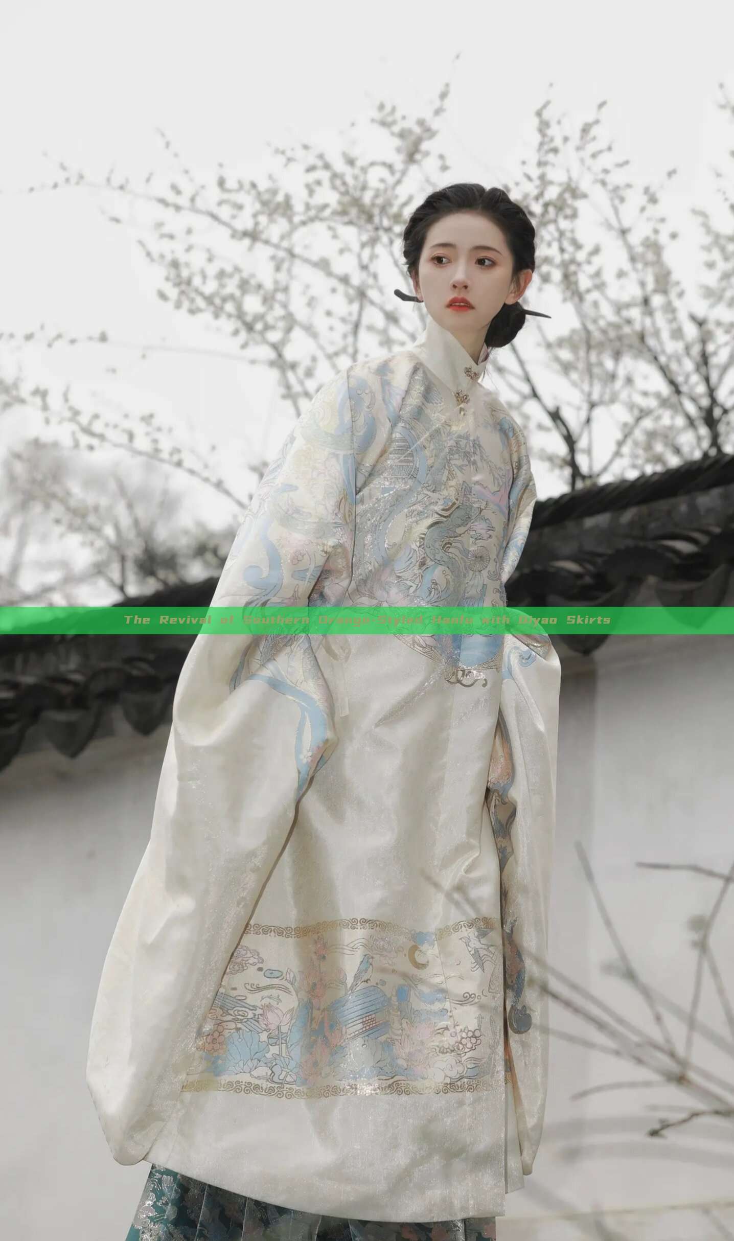 The Revival of Southern Orange-Styled Hanfu with Qiyao Skirts The Revival of Southern Orange-Styled Hanfu with Qiyao Skirts