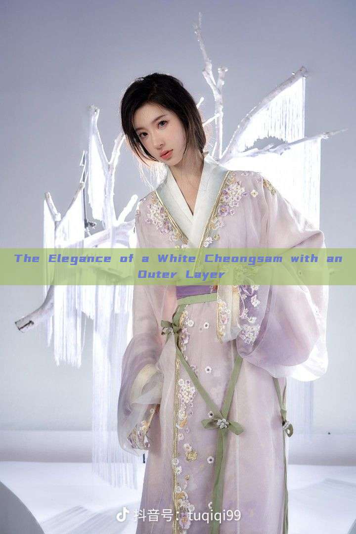 The Elegance of a White Cheongsam with an Outer Layer The Elegance of a White Cheongsam with an Outer Layer