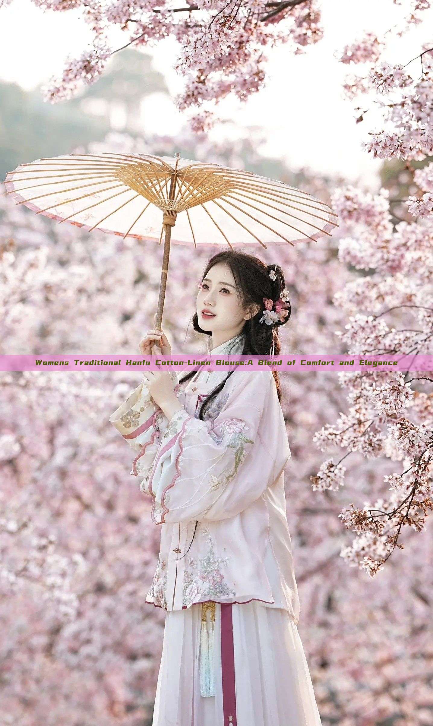 Womens Traditional Hanfu Cotton-Linen Blouse:A Blend of Comfort and Elegance