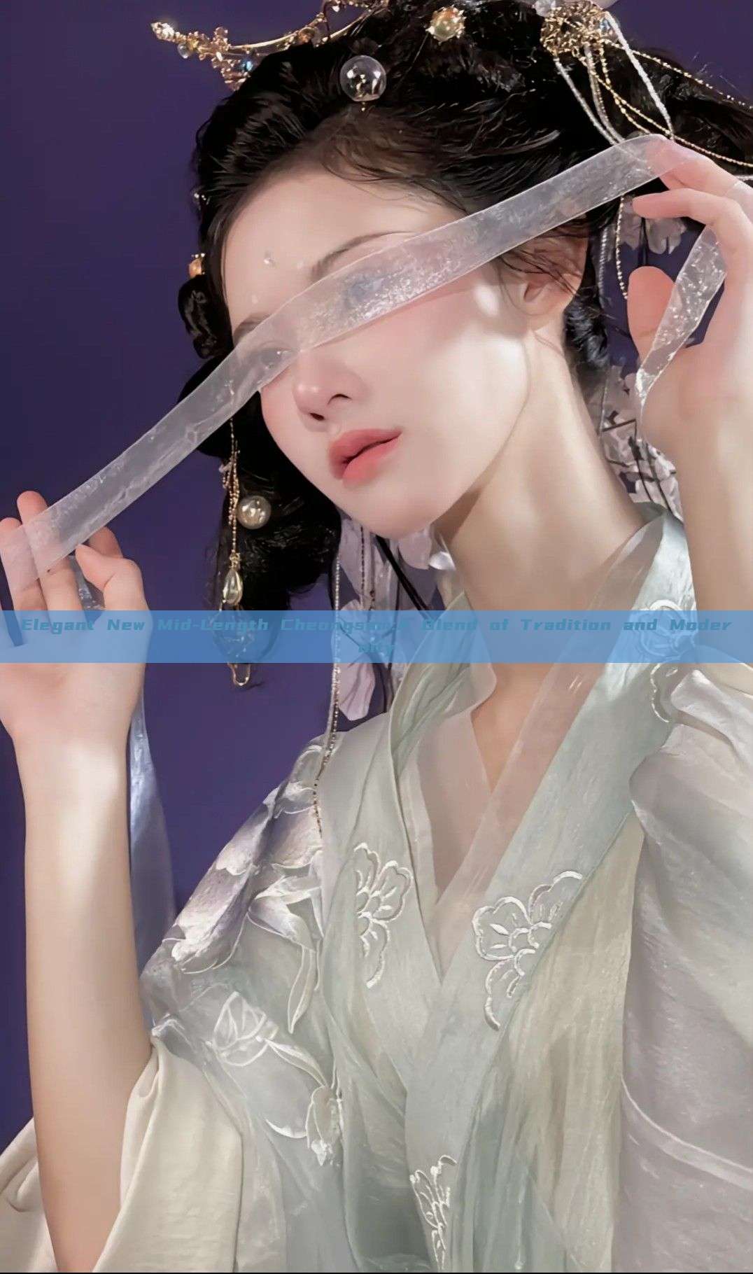 Elegant New Mid-Length Cheongsam:A Blend of Tradition and Modernity Elegant New Mid-Length Cheongsam:A Blend of Tradition and Modernity