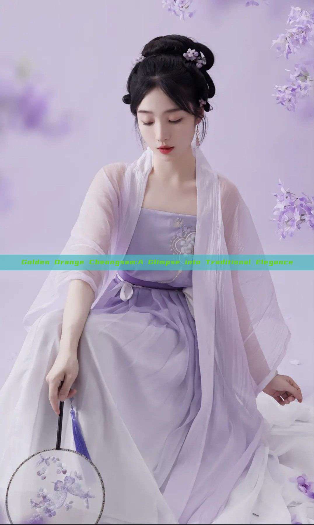 Golden Orange Cheongsam:A Glimpse into Traditional Elegance